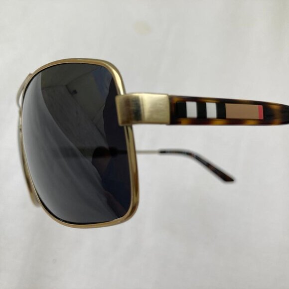 Burberry Men Sunglasses B 3074 1167/83 Aviator Gold Frame - Picture 3 of 14